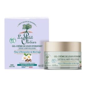 LE PETIT OLIVIER GEL-CREME JOUR HYDRATANT FLEUR AMANDE ET MORINGA 50ML